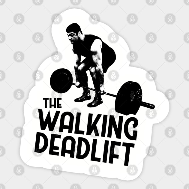 Deadlift Sticker by Quincey Abstract Designs